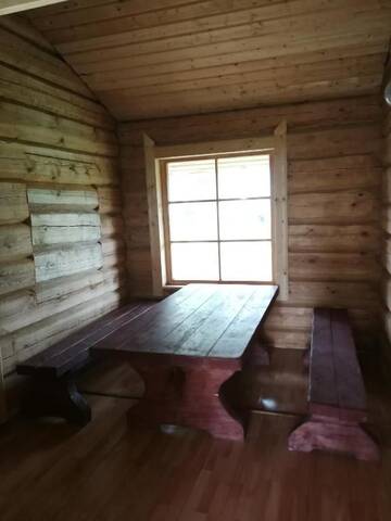 Фото номера Четырехместный номер с террасой Кемпинги Lazdininku poilsiaviete (Camping) г. Darbėnai 20